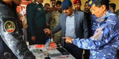 ضبط كميات كبيرة من الشبو والحبوب المخدرة في حضرموت ضمن حملة أمنية مكثفة