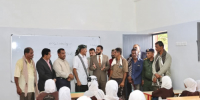 رئيس انتقالي أحور والسلطة المحلية يفتتحان مجمع الزهراء التربوي للبنات بعد إعادة تأهيله