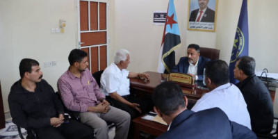 رئيس تنفيذية انتقالي أبين يؤكد دعم الجهود الخدمية والأمنية بالمحافظة