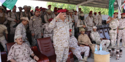 الفريق الركن د. محسن الداعري يتفقد جاهزية اللواء الخامس دعم وإسناد ويشهد عرضًا عسكريًا مهيبًا في ردفان