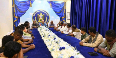 فريق التوجيه والرقابة الرئاسي يلتقي اتحاد شباب الجنوب بحضرموت