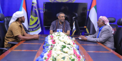 رئيس تنفيذية انتقالي وادي وصحراء حضرموت يلتقي رئيس تحالف عماد