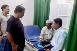 فريق التوجية والرقابة الرئاسي يطمئن على صحة رئيس تنفيذية انتقالي شبوة