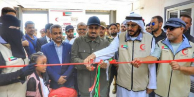 محافظ حضرموت يدشن مشروع نهر الحياة بتمويل إماراتي