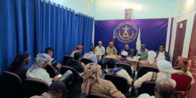 انتقالي تريم يناقش مع رؤساء اللجان المحلية ترتيبات الحشد لفعالية ذكرى 14 أكتوبر