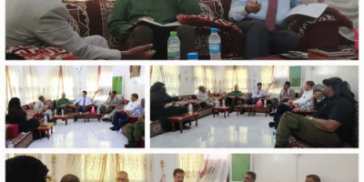 فريق التوجيه والرقابة الرئاسي يلتقي اتحاد الحقوقيين الجنوبيين في سقطرى