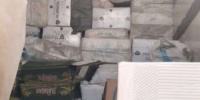 قوات الحزام الأمني بلحج تضبط كمية كبيرة من السجائر المهربة في نقطة الحسيني