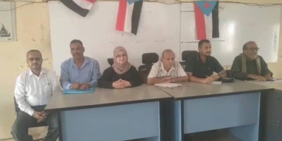 فريق التوجيه والرقابة الرئاسي يلتقي طلاب جامعة أبين