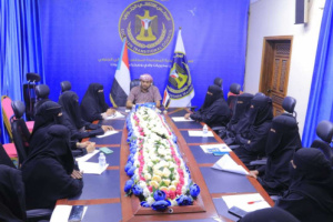 انتقالي وادي حضرموت يطلع على التحضيرات النهائية للجنة الحشد النسوية