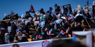 المرأة الجنوبية تشارك في احتفالات الذكرى الـ62 لثورة 14 أكتوبر بالضالع 