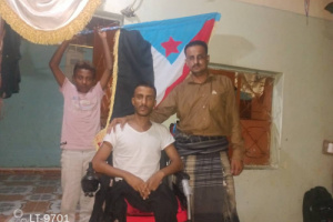 رئيس انتقالي المسيمير يستقبل الجريح البطل علي فواد الحوشبي عشية الذكرى الـ62 لثورة 14 أكتوبر المجيدة