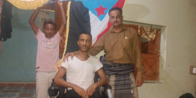 رئيس انتقالي المسيمير يستقبل الجريح البطل علي فواد الحوشبي عشية الذكرى الـ62 لثورة 14 أكتوبر المجيدة