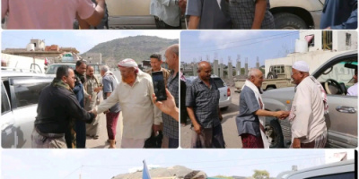على رأس قافلة دعمًا للجبهة .. وفد أبناء وادي حضرموت يصل الضالع مؤكدًا وحدة الصف الجنوبي وتلاحم أبنائه