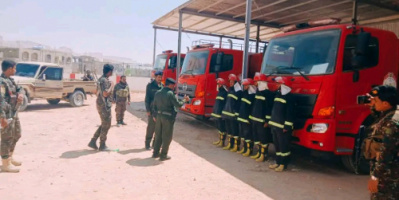 مدير عام شرطة شبوة يتفقد إدارة الدفاع المدني ويؤكد على أهمية رفع مستوى الجاهزية