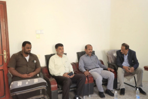 فريق التوجيه والرقابة الرئاسي يطلع على سير عمل مكتب التخطيط والتعاون الدولي بشبوة