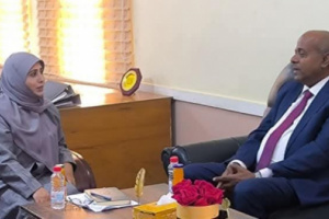 رئيس هيئة التعليم والشباب والرياضة يلتقي مدير مكتب التربية والتعليم بالعاصمة عدن