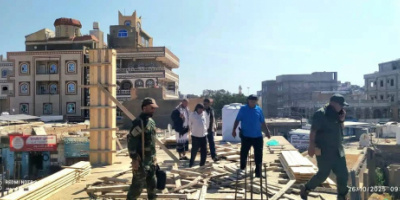 مدير عام الشعيب يتفقد سير العمل في مشروع مبنى إدارة أمن المديرية الجديد