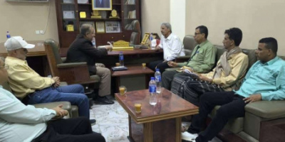 فريق التوجيه والرقابة الرئاسي يلتقي محافظ محافظة لحج