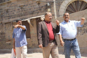 فريق التوجيه والرقابة الرئاسي يتفقد قصور السلطنة العبدلية التاريخية بلحج
