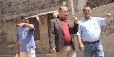 فريق التوجيه والرقابة الرئاسي يتفقد قصور السلطنة العبدلية التاريخية بلحج