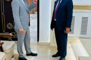 السفير بحاح يلتقي وزير الدولة لملس ويبحثان آفاق التعاون المشترك لتطوير الكوادر المحلية