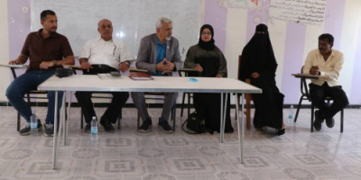 فريق التوجيه والرقابة الرئاسي يزور المعهد الزراعي في أبين