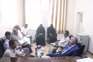 فريق التوجيه يطلع على نشاط مكتب الشؤون الاجتماعية والعمل بالمهرة