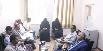 فريق التوجيه يطلع على نشاط مكتب الشؤون الاجتماعية والعمل بالمهرة