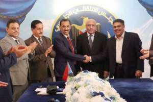 بحضور الكثيري إتمام مراسم التسليم والاستلام لقيادة انتقالي حضرموت