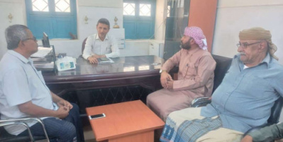 رئيس انتقالي القطن يبحث مع مدير الأوقاف بالمديرية تنسيق العمل المشترك