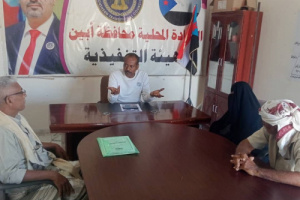 إدارة الإعلام والثقافة بانتقالي أبين تلتقي اللجان المحلية بمركز الحصن