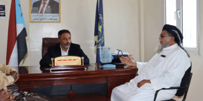 الحييد يلتقي مدير عام الأوقاف والإرشاد بمحافظة أبين 