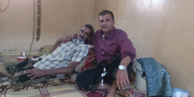 نائب رئيس انتقالي أبين يطمئن على صحة المناضل قحطان العولقي