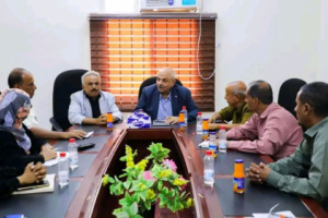 فريق التوجيه يطّلع على أداء مكتب التعليم الفني والتدريب المهني بالعاصمة عدن