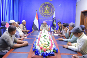 انتقالي وادي وصحراء حضرموت يقف أمام التحضيرات لإقامة مطلع حافة القطن