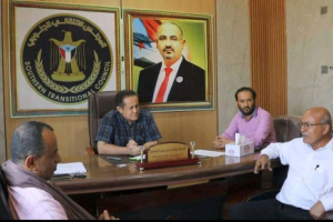 رئيس انتقالي لحج يلتقي فريق هيئة الفكر والإرشاد الديني بالأمانة العامة