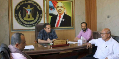 رئيس انتقالي لحج يلتقي فريق هيئة الفكر والإرشاد الديني بالأمانة العامة