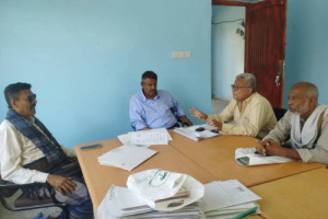 رئيس تنفيذية انتقالي خنفر يلتقي مدير مكتب الزراعة والري بالمديرية