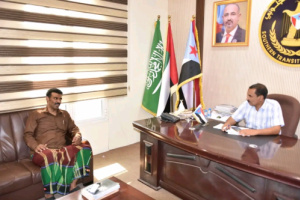 باتيس يلتقي رئيس تنفيذية انتقالي أرياف المكلا