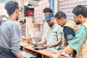 بقيادة مدير صيرة .. حملة ميدانية لضبط أسعار المواد الغذائية