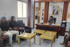 رئيس عمليات الحزام الأمني يستقبل وفد أطباء بلا حدود البلجيكية