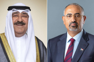 الرئيس الزُبيدي يُعزّي أمير دولة الكويت في وفاة الشيخ صباح جابر الصباح