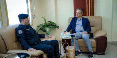 المحافظ لملس يبحث مع رئيس جهاز مكافــحة الإرهـ ـاب سبل تعزيز الأمن والاستقرار 