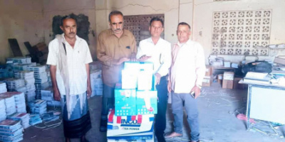 انتقالي ردفان يرفد إدارة التربية في المديرية بعدد من الكتب المدرسية