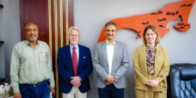 لملس يبحث مع وفد حكومي هولندي سبل تطوير مؤسسة مياه عدن