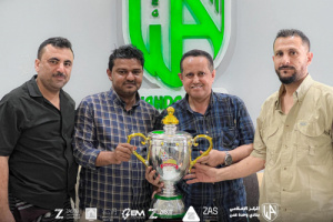 الحالمي يزور نادي وحدة عدن ويهنئه بتحقيق دوري عدن الممتاز النسخة الثالثة