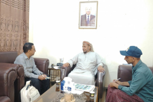 محافظ سقطرى يلتقي أخصائي تقييم مشروع (اليونيب – جيف)