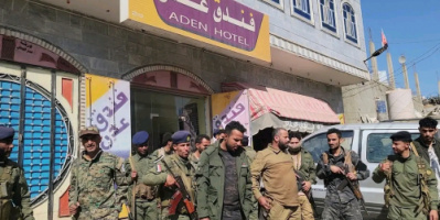 العميد القبه يتفقد موقع الإعتداء على فندق عدن بالضالع ويتوعد بملاحقة المعتدين