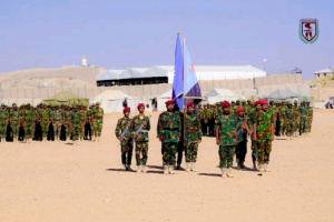 قوات دفاع شبوة تحتفل بتخريج اللواء الثامن مستجدين