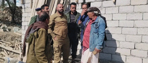 مدير أمن الضالع يتفقد مشروع ترميم مبنى الإدارة العامة وعدد من المراكز الأمنية بالمحافظة